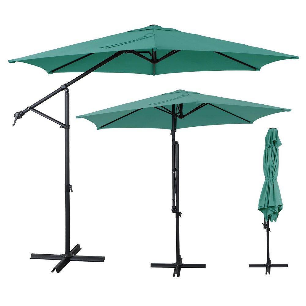 Premium 10 ft. Aluminum Yes Standard No Yes No Patio Umbrella in Skyblue price history on PriceWatchPro
