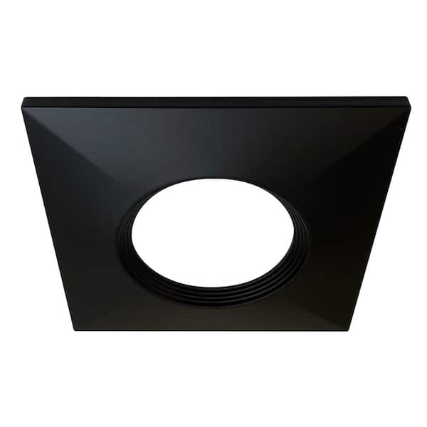 JBD 4" Square Baffle Designer Trim in Matte Black
