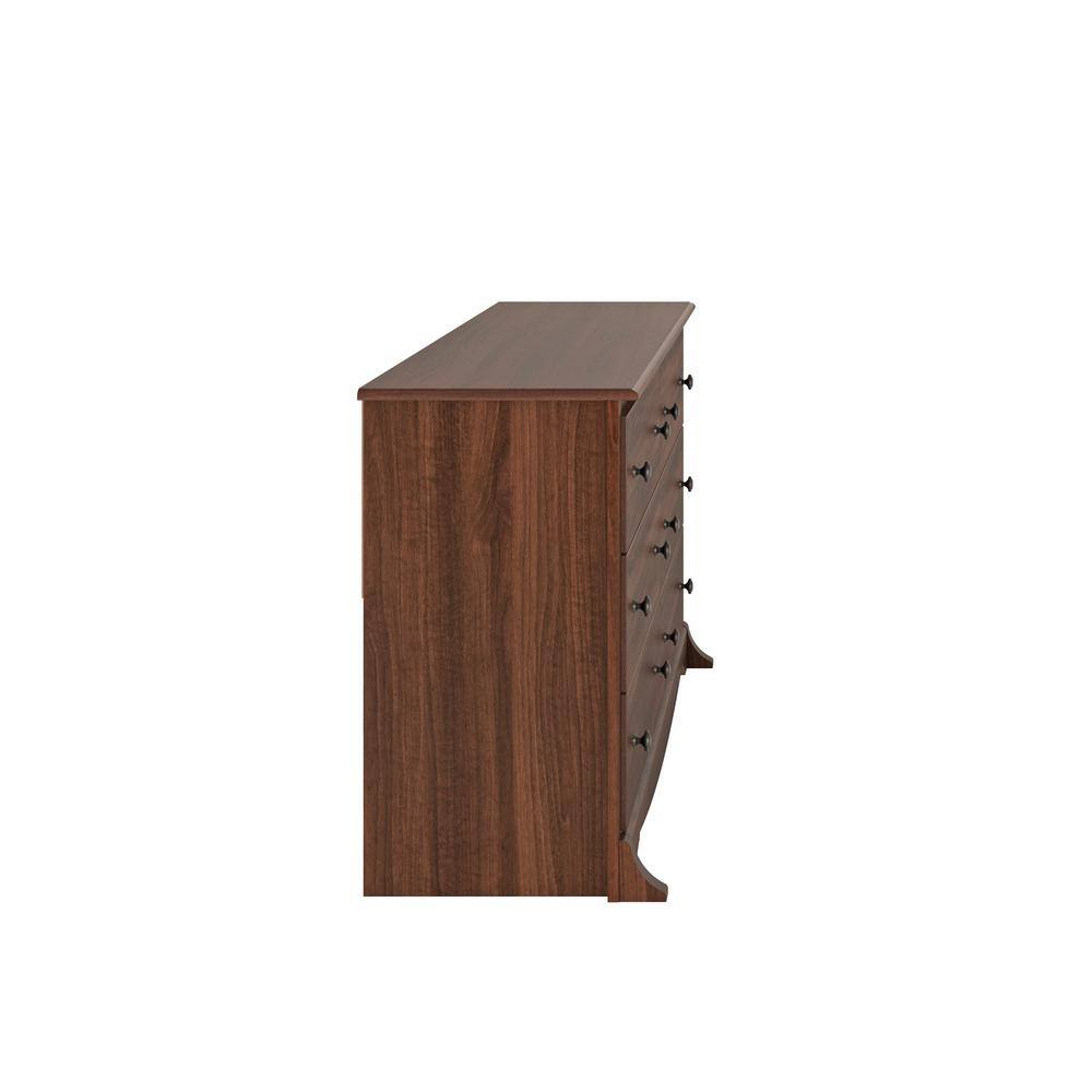 Monterey 6-Drawer White Dresser - thumbnail 2