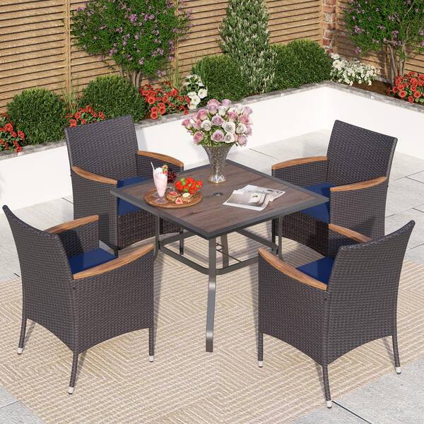 Rattan four 2025 seater set