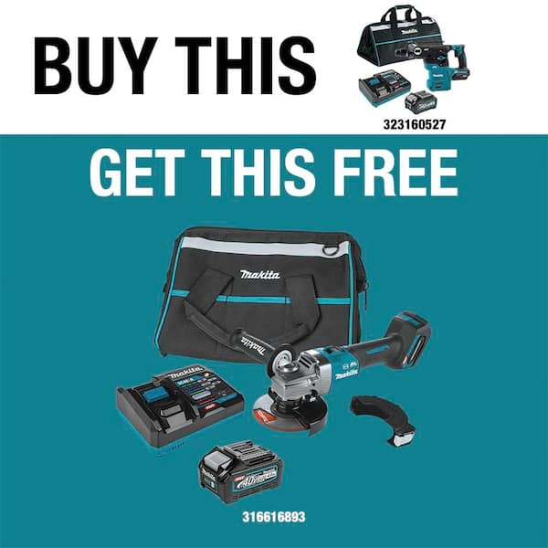 40V max XGT Brushless Cordless 1-3/16 in. Rotary Hammer Kit, AFT, AWS Capable (4.0Ah)