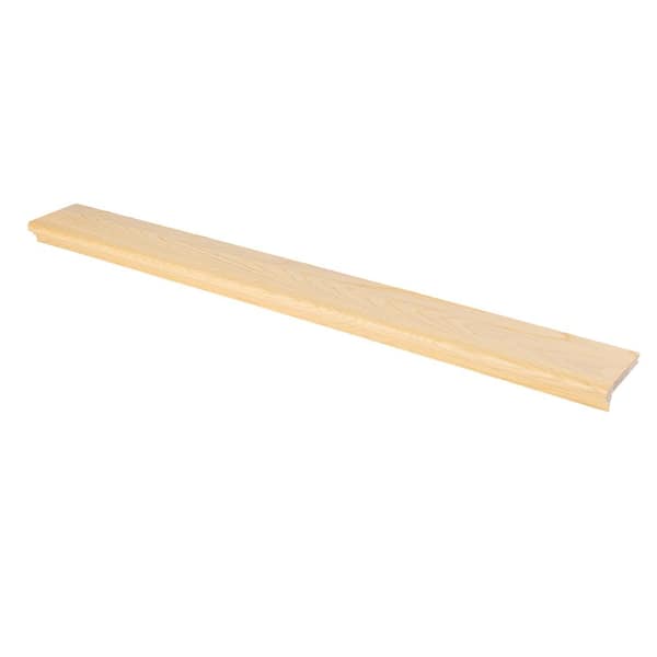Stairtek 0.75 in. x 5.25 in. x 48 in. Prefinished Shenandoah White Oak Wood Retread Stair Nosing