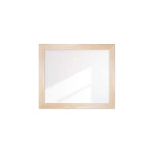 Pale Farmhouse Accent Framed Wide Wall Mirror 34 in. W x 40 in. H
