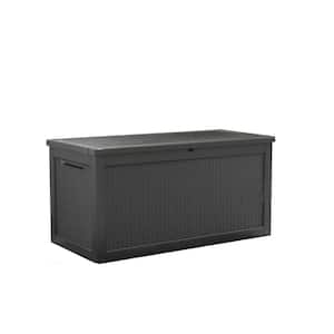 260 Gal. Black Polyester Deck Box