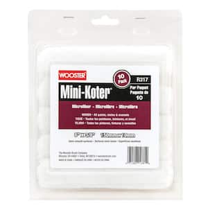 6 in. x 3/8 in. Mini-Koter Microfiber Roller (10-Pack)