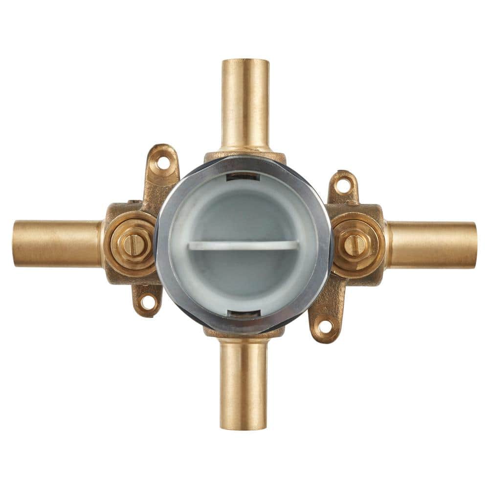 Stainless Steel Flash Shower Rough-In Valve with Stub-Outs