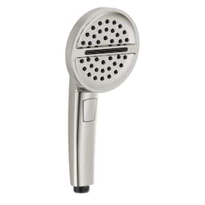 3-Spray Patterns 1.75 GPM 4.13 in. Wall Mount Handheld Shower Head in Lumicoat Stainless