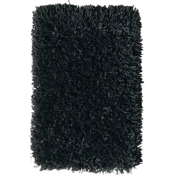 Home Decorators Collection Ultimate Shag Black 5 ft. x 7 ft. Area Rug
