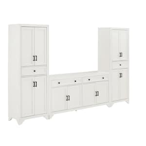 Tara White Sideboard with Pantries