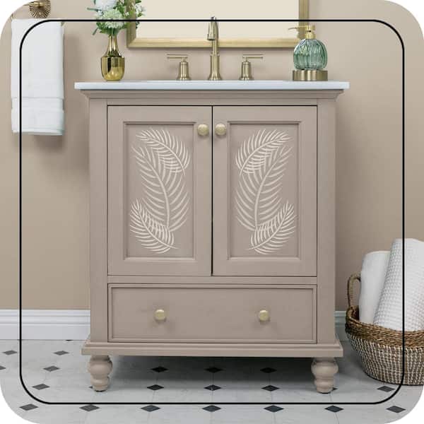 BEHR 1 qt. #N220-4 Shiitake Interior Chalk Finish Paint 710004