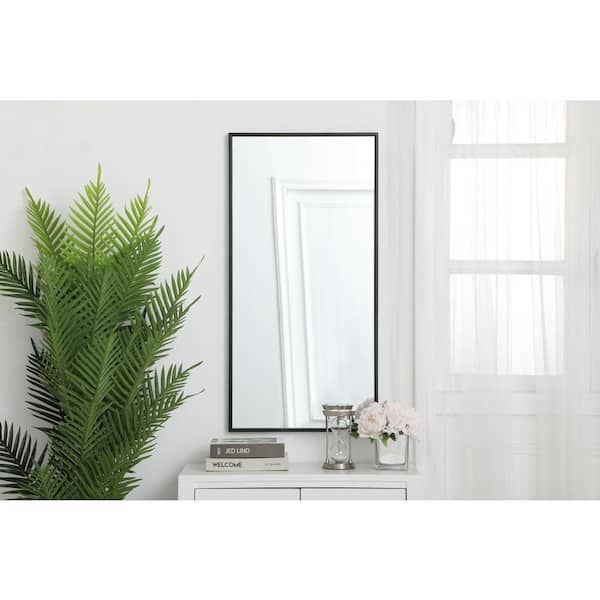Timeless Home 18 in. W x 36 in. H x Contemporary Metal Framed