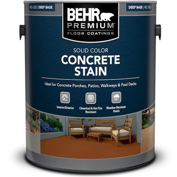 BEHR PREMIUM 1 gal. Deep Tint Base Interior/Exterior Concrete Stain