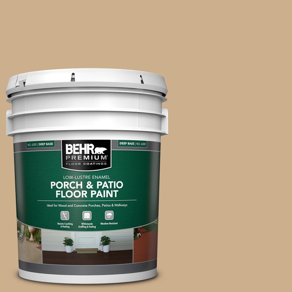 5 gal. #PPU7-20 Raffia Ribbon Low-Lustre Enamel Interior/Exterior Porch and Patio Floor Paint price history on PriceWatchPro