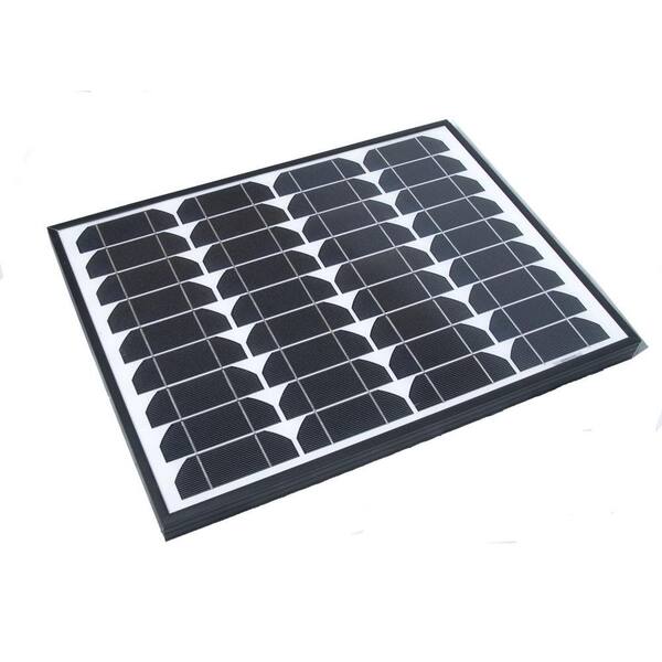 NATURE POWER 40-Watt Monocrystalline Solar Panel with Aluminum Frame