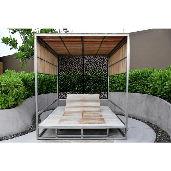 Matrix 0.3 in. x 71 in. x 2.95 ft. Riverbank Decorative Fence Panel Screen