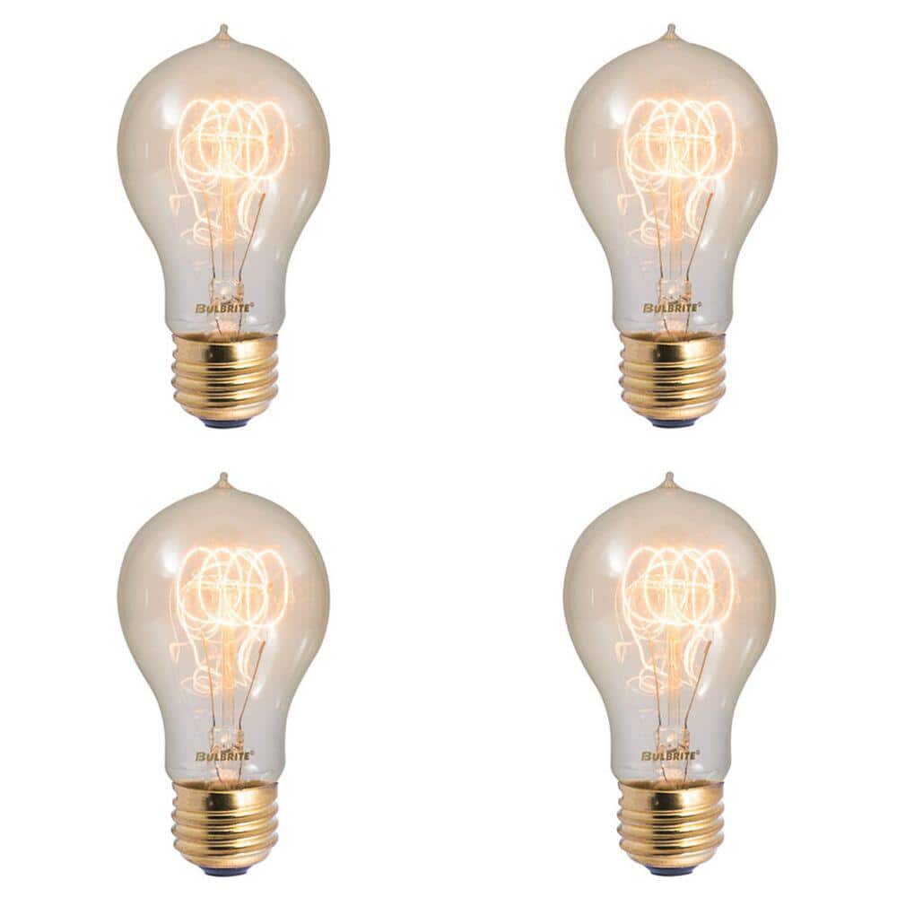 25-Watt A19 Amber Light Medium Base (E26) Dimmable Antique Nostalgic Loop I