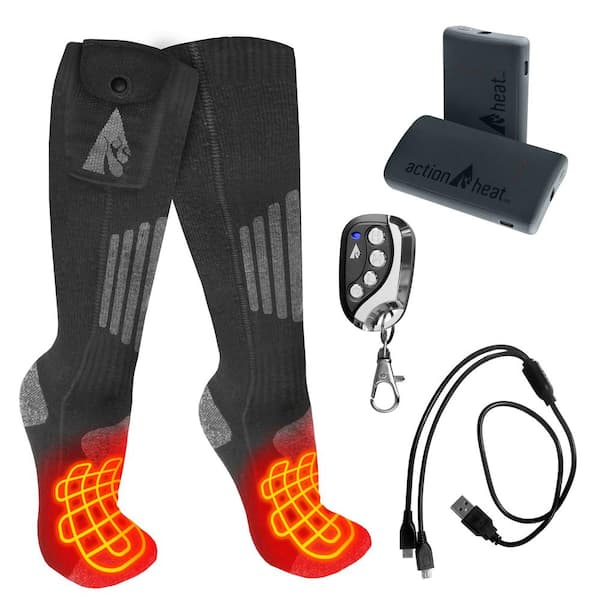 ActionHeat AA Cotton Battery Heated Socks - Replacement Socks Only –  ActionHeat Heated Apparel