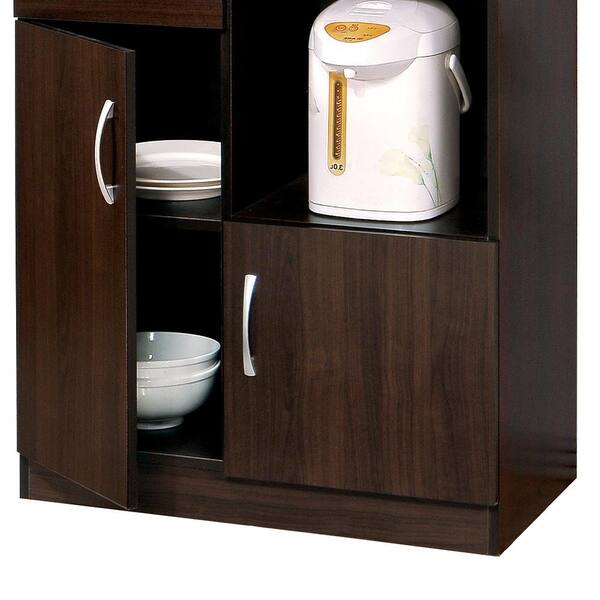 Acme Furniture Quintus Espresso Kitchen Cabinet Acme Furniture Quintus Espresso Kitchen Cabinet
