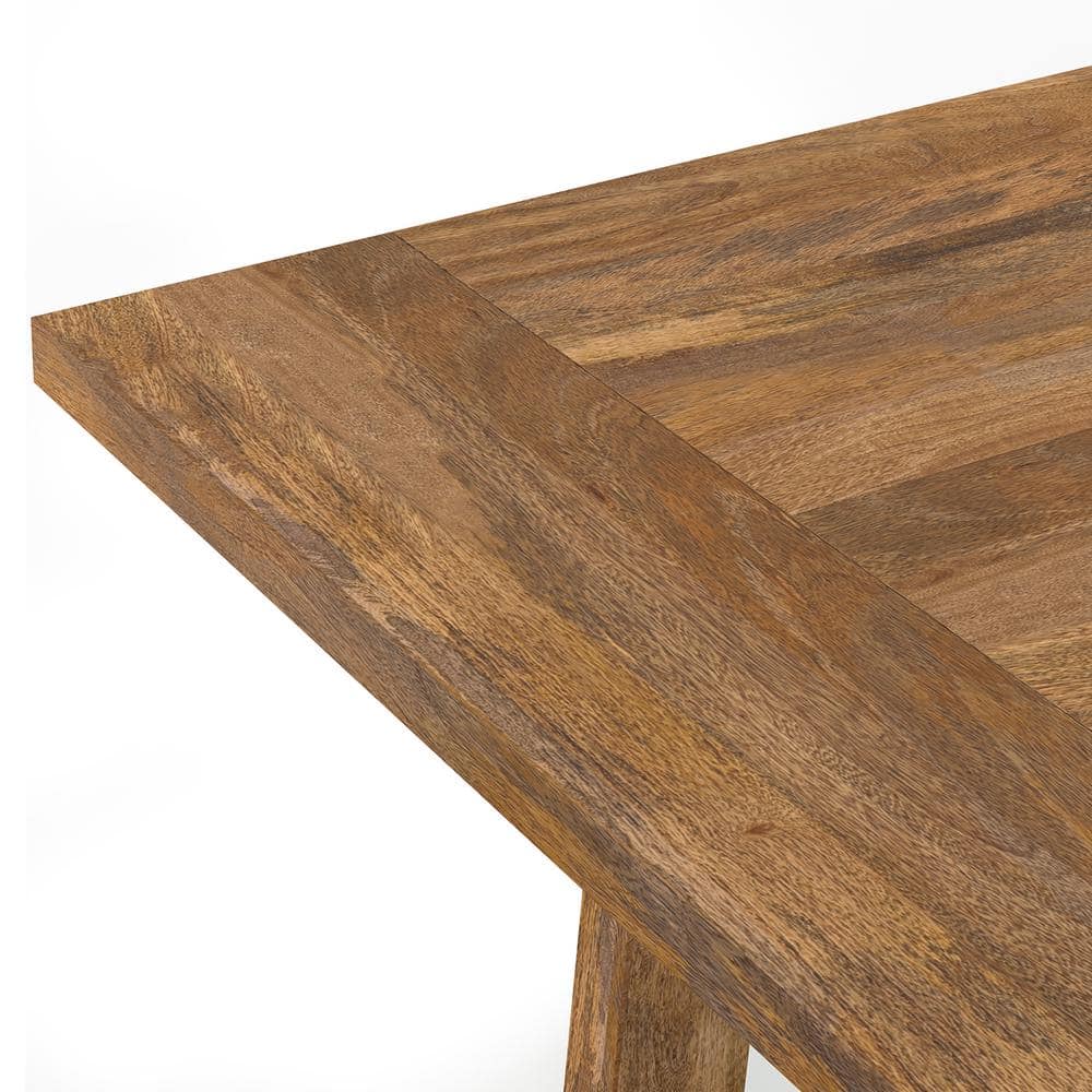 Whitley Burnt Wax Solid Mango Wood Dining Table