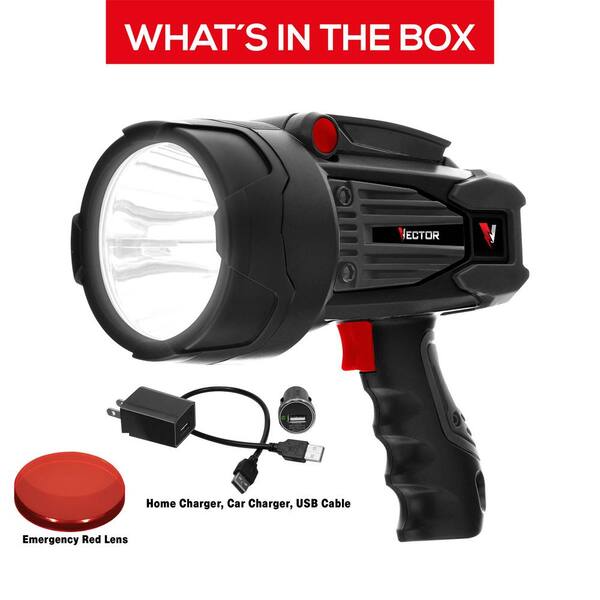 VECTOR 2200 Lumens Lithium-Ion Rechargeable LED Spotlight