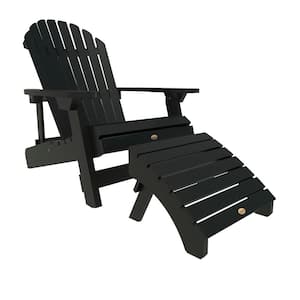King Hamilton Black 2-Piece Recycled Plastic Outdoor Seating Set