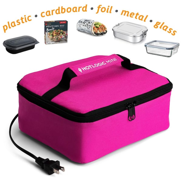 HOTLOGIC Purple Mini Portable Thermal Food Warmer Lunch Bag for Home,  Office, and Travel 16801468-PUR - The Home Depot