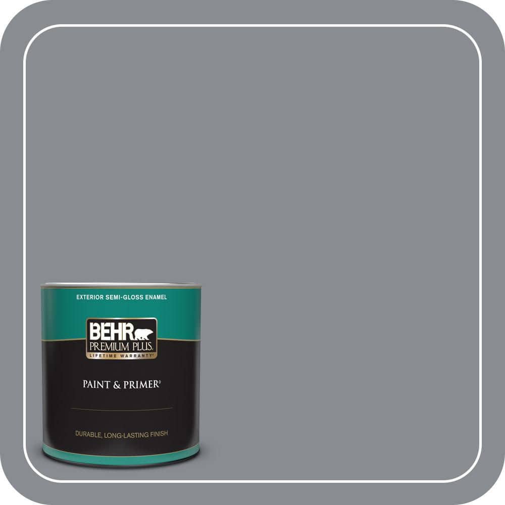 1 qt. #PMD-73 Ancient Pewter Semi-Gloss Enamel Exterior Paint & Primer price history on PriceWatchPro