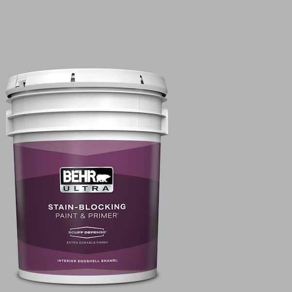 BEHR ULTRA 5 gal. #PPU26-08 Silverstone Extra Durable Eggshell Enamel Interior Paint & Primer