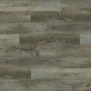 Polished Pro Smokey Stone 8 MIL x 6 in. W x 48 in. L Glue Down Waterproof Luxury Vinyl Flooring (52 sq.ft./case)