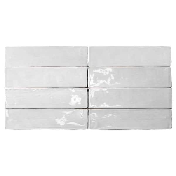 Ivy Hill Tile Catalina White 3 in. x 6 in. Ceramic Wall Tile Sample