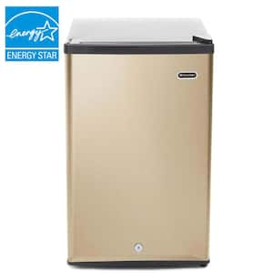 2.1 cu. ft. Upright Freezer with Lock in Rose Gold