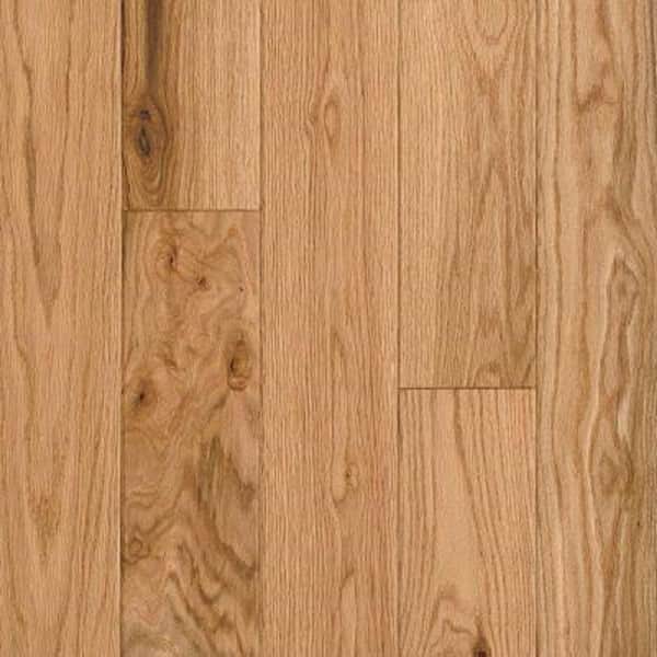 Bruce Take Home Sample - American Vintage Natural Red Oak Engineered  Scraped Hardwood Flooring - 5 in. x 7 in. BR-662684