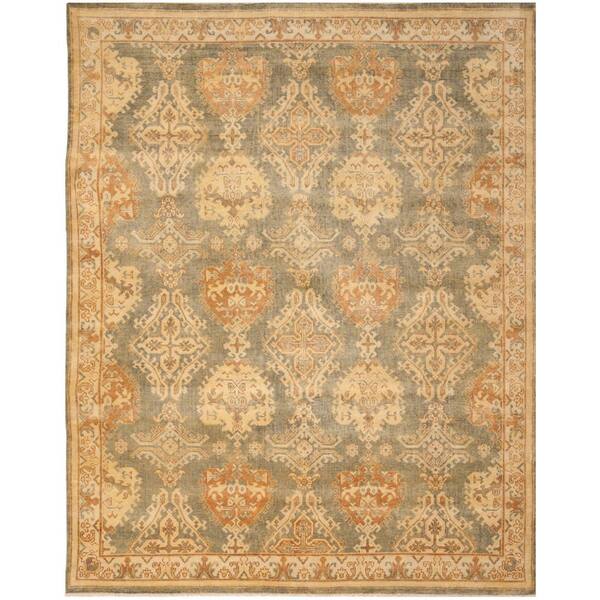 Oushak 6 ft. x 9 ft. Gray/Ivory Persian OSH125A Area Rug