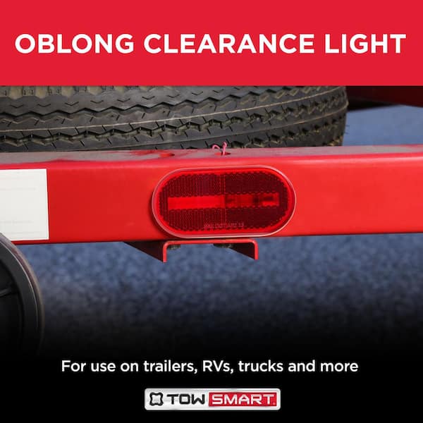 Oblong Red Clearance Trailer Light