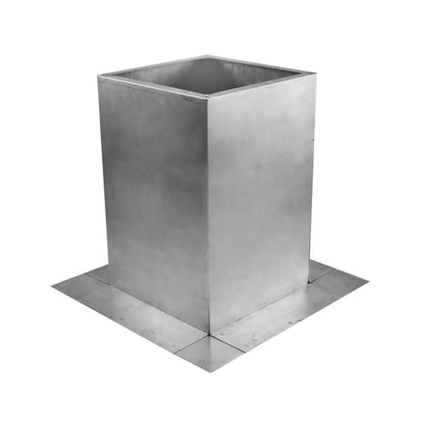 Box is 7 in. Wide x 7 in. Long x 12 in. High Aluminum Roof Curb