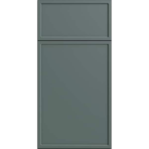 Franklin 7.5 in. W x 0.75 in. D x 7.5 in. H in Verdant Green Cabinet Door Sample