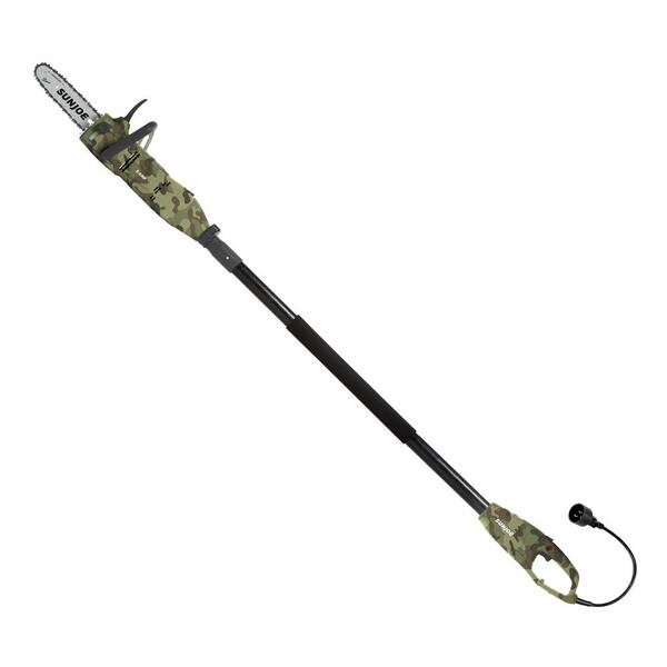 Sun Joe 10 in. 8 Amp Electric Convertible Pole Saw in Camo (Factory Refurbished)