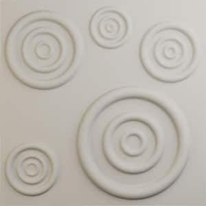 19 5/8 in. x 19 5/8 in. Reece EnduraWall Decorative 3D Wall Panel, Satin Blossom White (12-Pack for 32.04 Sq. Ft.)