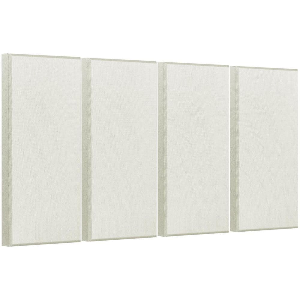Acoustic Panels, 1.97 in. H x 11.81 in. W Fiberglass Sound Absorbing Slatwall Panels(Self-adhesive) in Beige(4 Pack) price history on PriceWatchPro