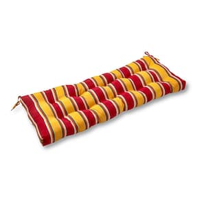 Carnival Stripe Rectangle Outdoor Swing/Bench Cushion