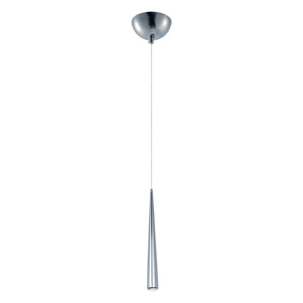 Filament Design Coit 1-Light Polished Chrome LED Ceiling Pendant