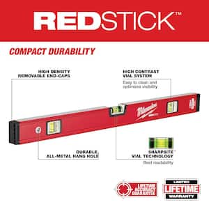 24 in. REDSTICK Compact Box Level