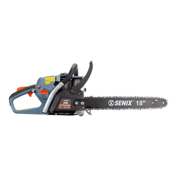 Senix 4QL 49cc Gas 4-Cycle Rear Handle Chainsaw with 18-inch Bar