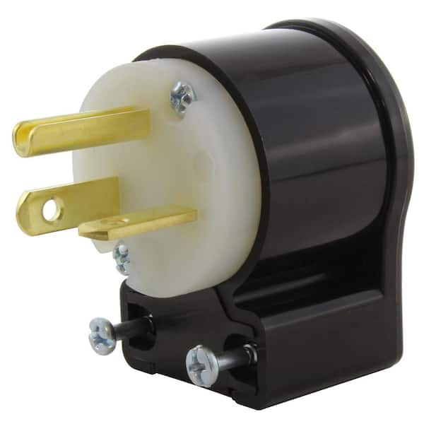 20 Amp 250-Volt NEMA 6-20P 3-Prong All Angles Elbow Industrial Grade Male Plug