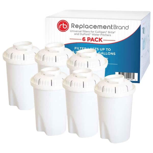 ReplacementBrand FL402H Comparable Water Pitcher Filter (6-Pack)