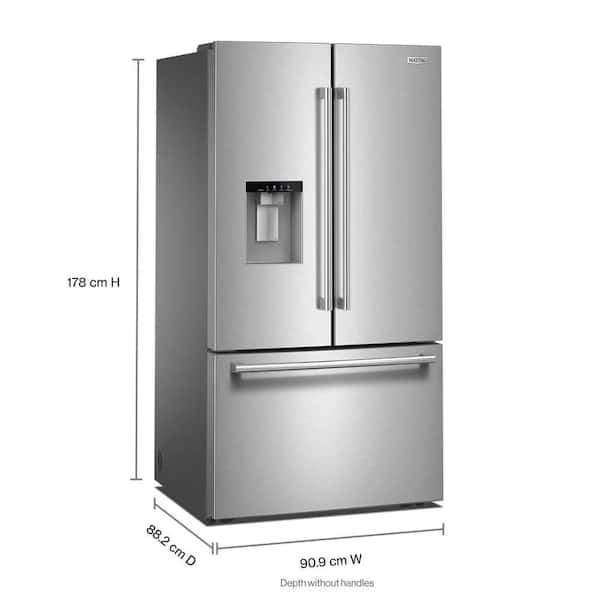 my Maytag 36 in. 29.58 cu. ft. Freestanding French Door Refrigerator