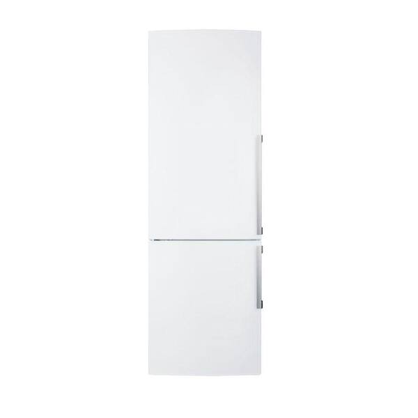 Summit Appliance 24 in. W 9.85 cu. ft. Bottom Freezer Refrigerator in White, Counter Depth