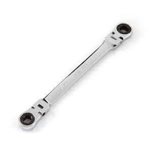 5/16 in. x 3/8 in. Flex-Head Ratcheting Box End Wrench