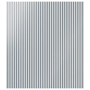 Adjustable Slat Wall 1/8 in. T x 1 ft. W x 8 ft. L Dark Grey Acrylic Decorative Wall Paneling (42-Pack)