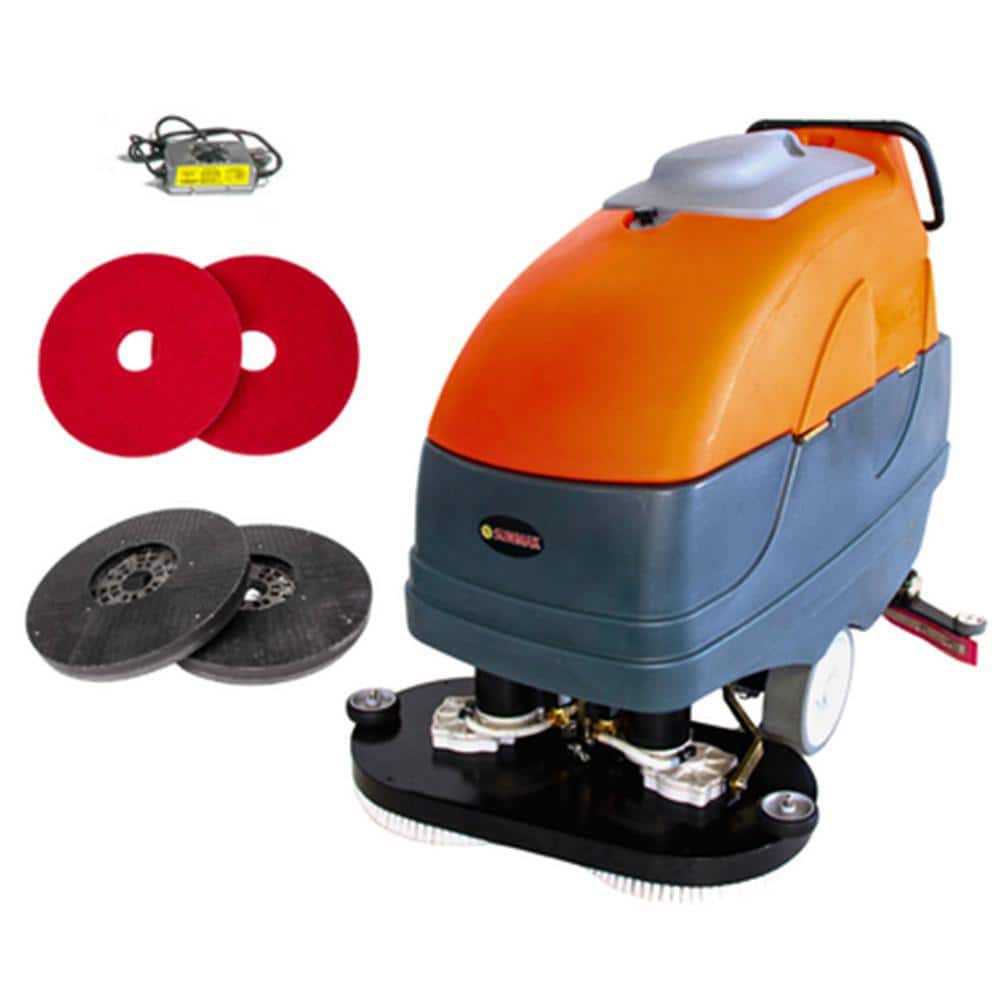 Commercial Cordless Cleaner with Self-propelled Floor Scrubber